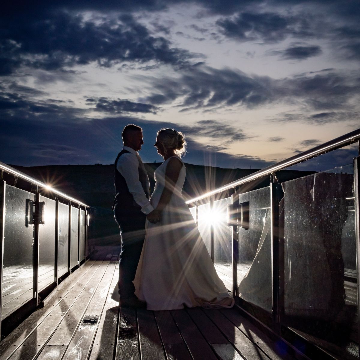 Dusk on the Bridge to the Terrace