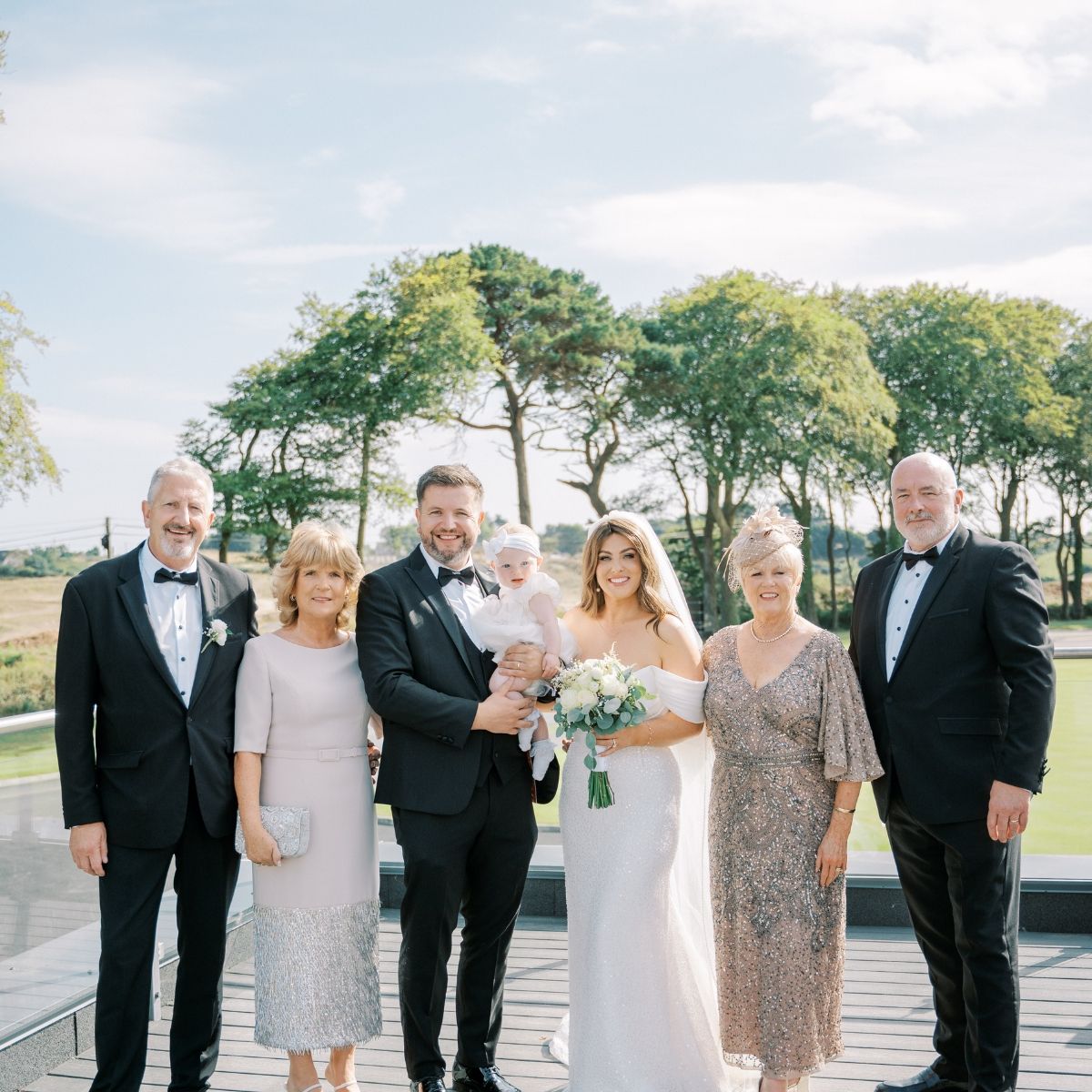 Family Gathering on the Outdoor Terrace
