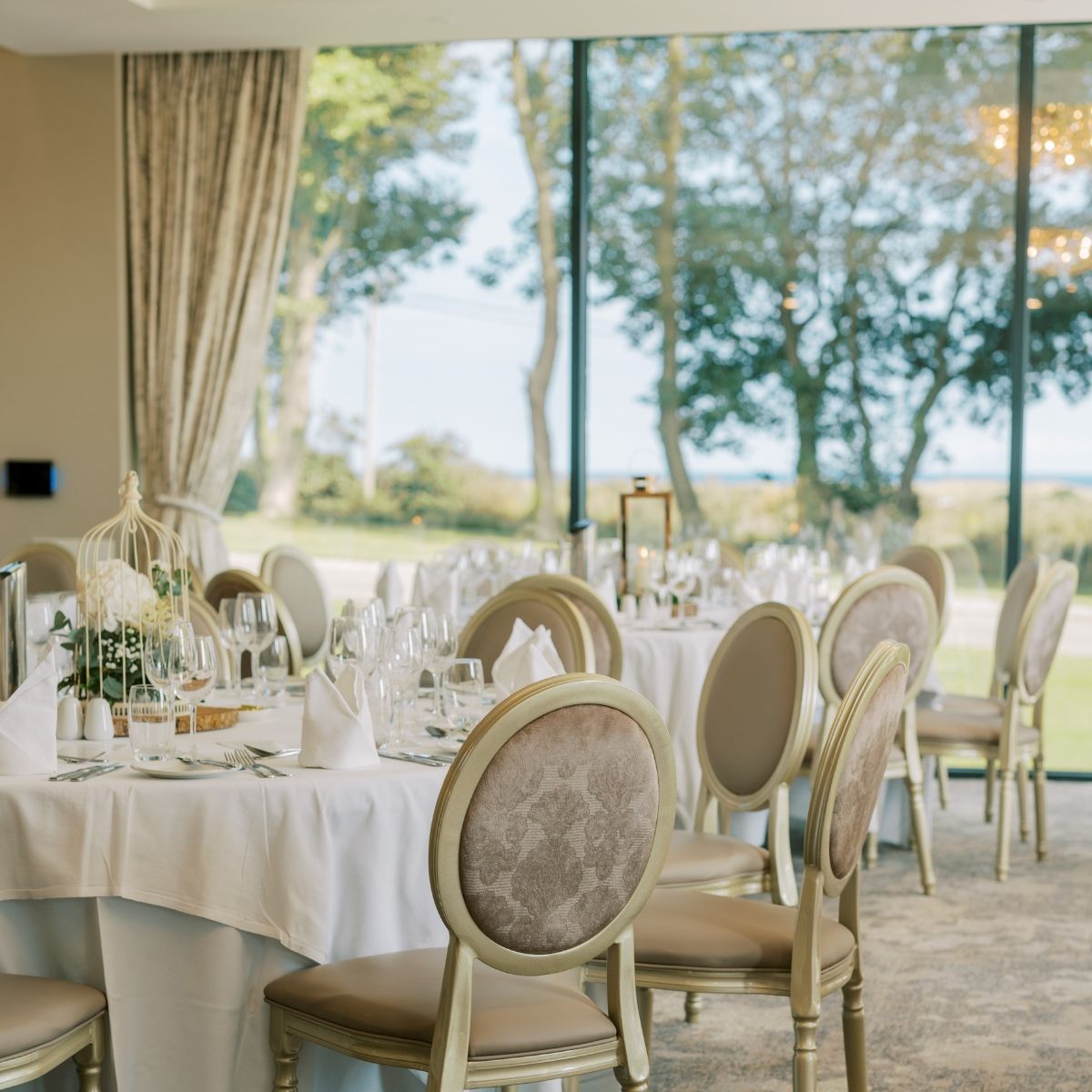 Table Settings in the Monterey Ballroom